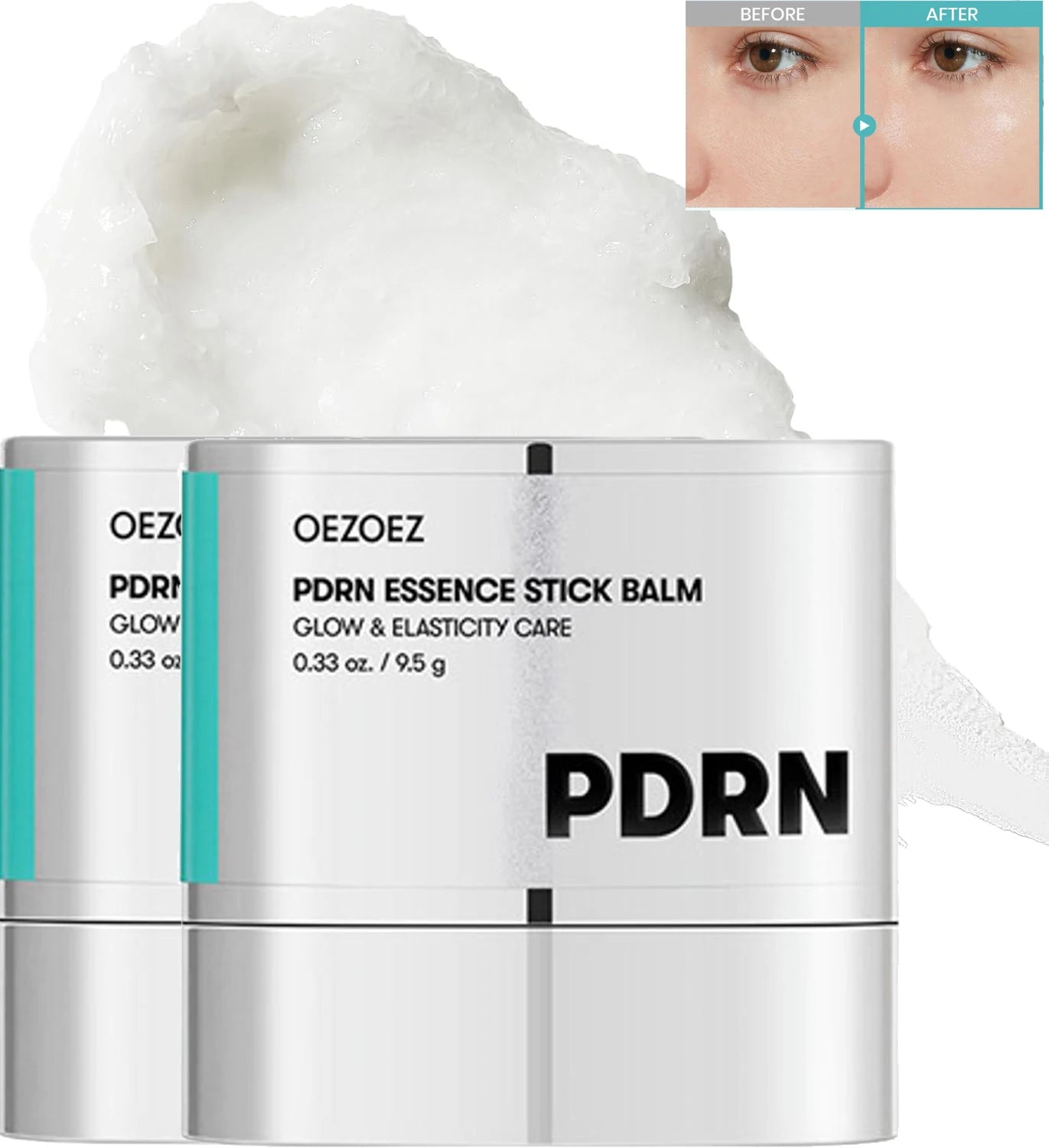 PDRN Essence Stick Balm With Collagen Nicotinamide for Eye, Face & Neck, Hydrating Smooths Fine Lines Boosts Elasticity Skin Care